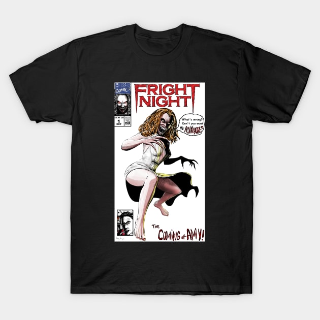 Fright Night Comic T-Shirt by DougSQ